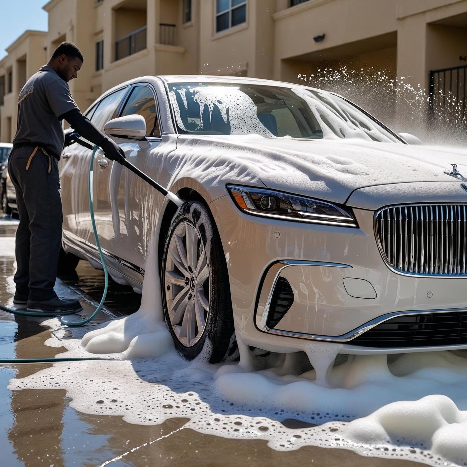Sedan & SUV Car Wash Dubai – Mobile Hand Wash & Interior Cleaning